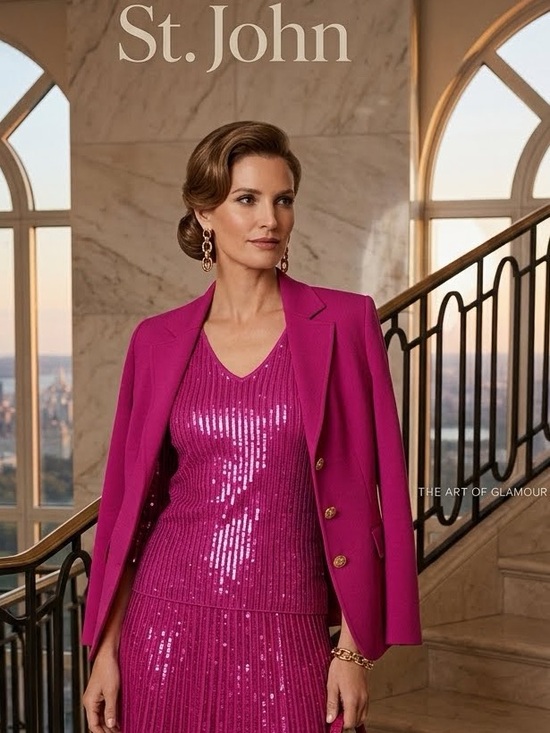 St. John Sweaters - St. John sequin embellished sweater